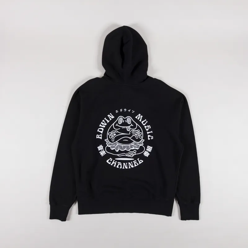 Edwin Music Channel Hoodie Sweat Black