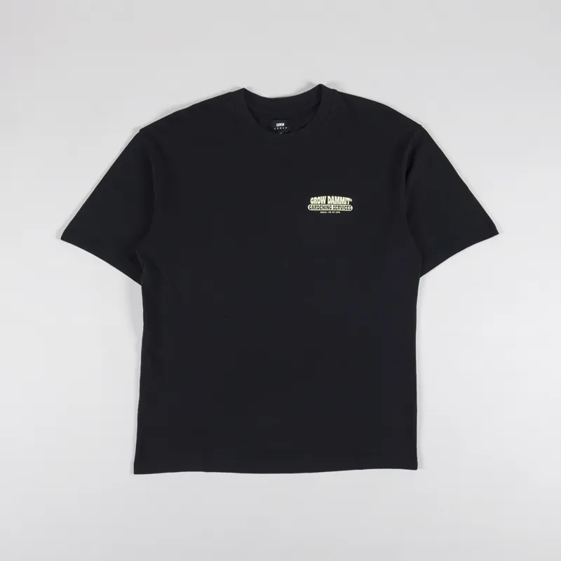 Edwin Gardening Services T Shirt Black-1