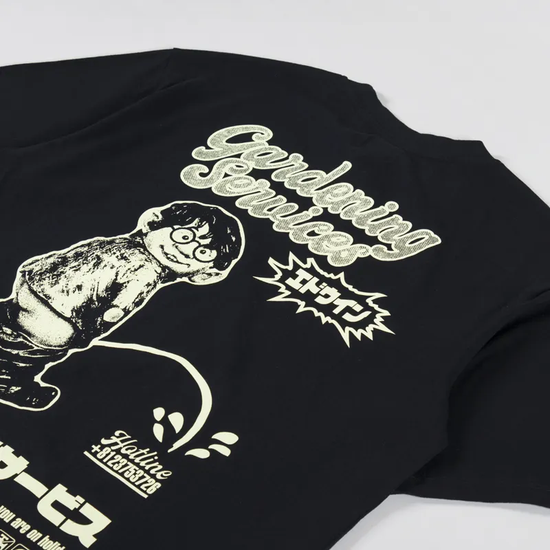 Edwin Gardening Services T Shirt Black-2