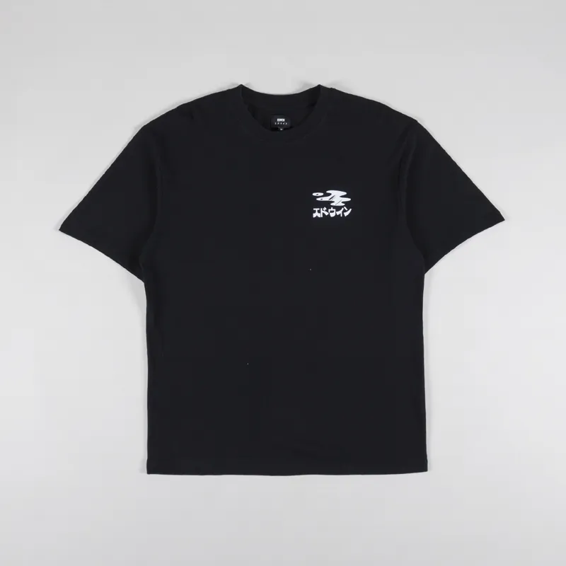 Edwin Stay Hydrated T Shirt Black-1