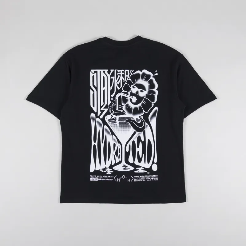 Edwin Stay Hydrated T Shirt Black