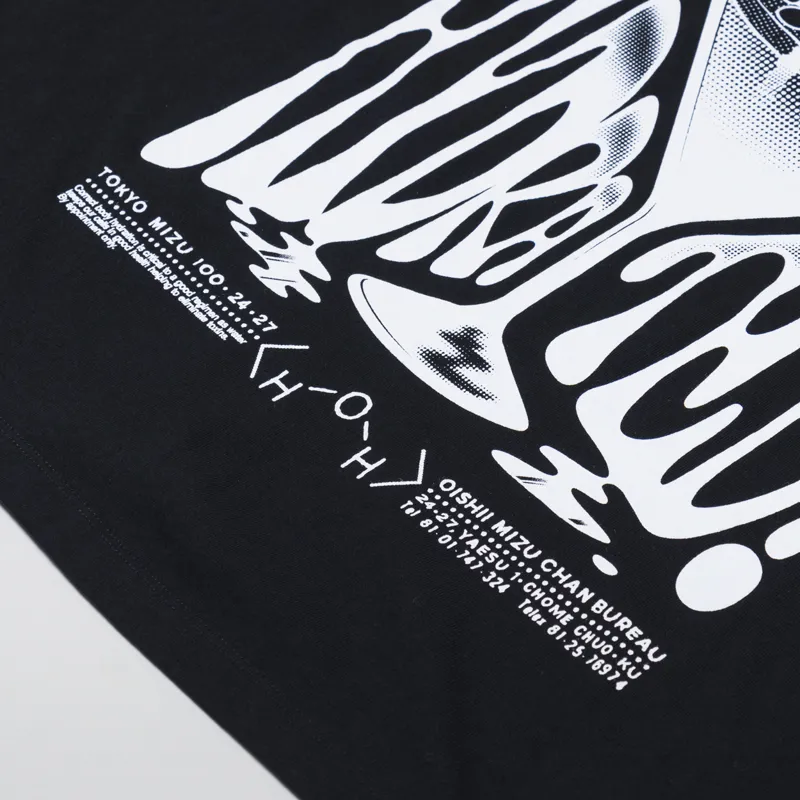 Edwin Stay Hydrated T Shirt Black-4