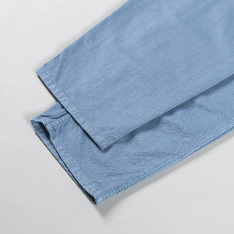 Carhartt WIP Womens Norris Bib Overall Misty Sky Garment Dyed-10