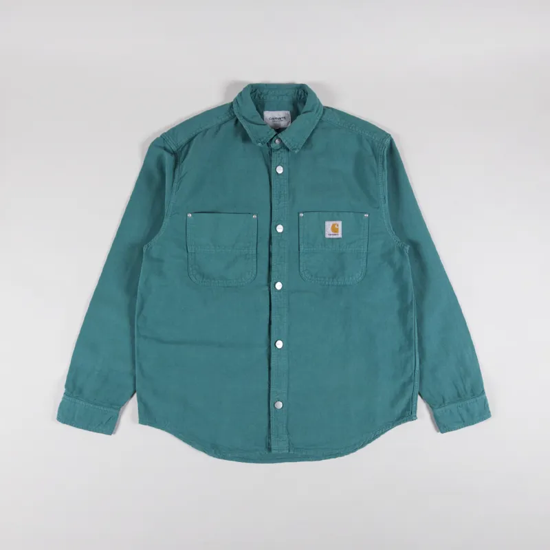 Carhartt WIP Walter Shirt Jac Saguaro Garment Dyed