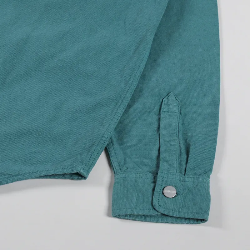 Carhartt WIP Walter Shirt Jac Saguaro Garment Dyed-10