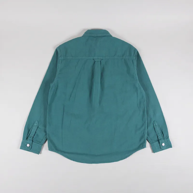 Carhartt WIP Walter Shirt Jac Saguaro Garment Dyed-1