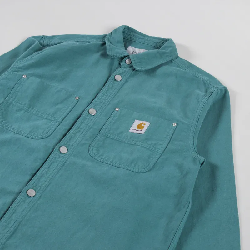 Carhartt WIP Walter Shirt Jac Saguaro Garment Dyed-2