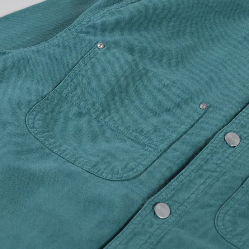 Carhartt WIP Walter Shirt Jac Saguaro Garment Dyed-7