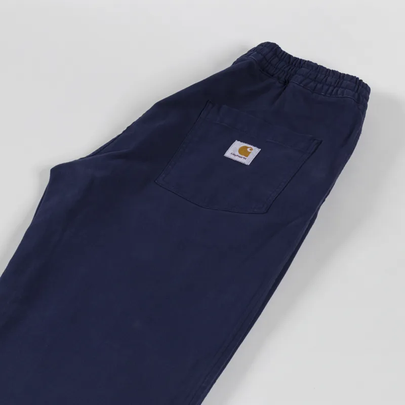 Carhartt WIP Floyde Pant Air Force Blue Garment Dyed-3