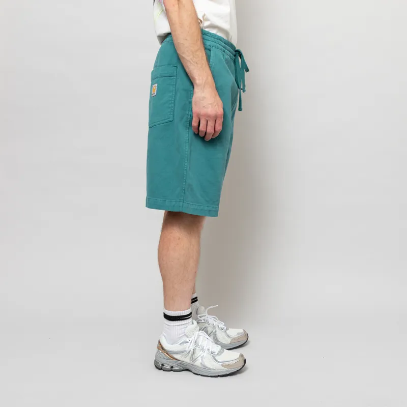 Carhartt WIP Floyde Shorts Saguaro Garment Dyed-4