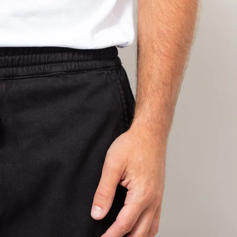 Carhartt WIP Floyde Shorts Black Garment Dyed-6