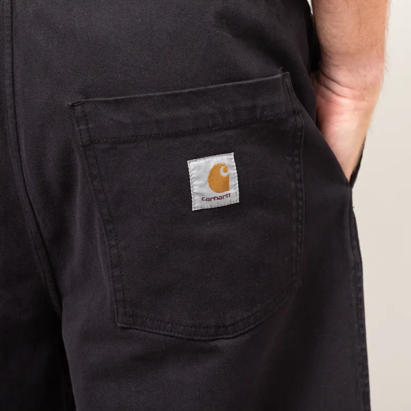 Carhartt WIP Floyde Shorts Black Garment Dyed-5