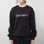 Carhartt WIP Womens Carhartt Sweatshirt Black Hortensia