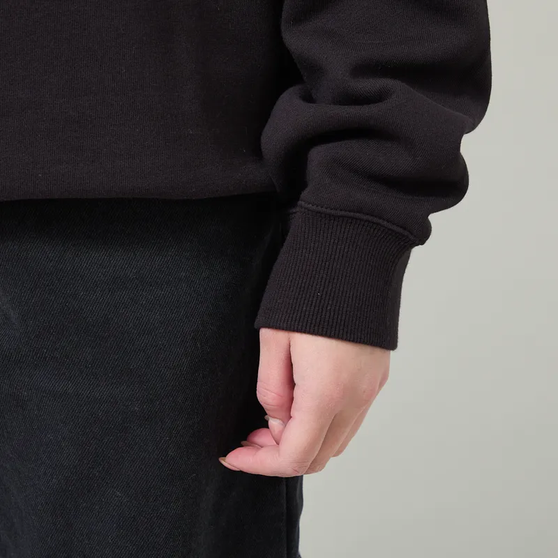 Carhartt WIP Womens Carhartt Sweatshirt Black Hortensia-5
