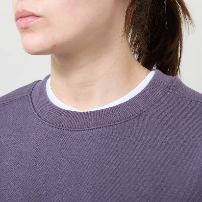 Carhartt WIP Womens Carhartt Sweatshirt Shady Purple Dark Navy-3