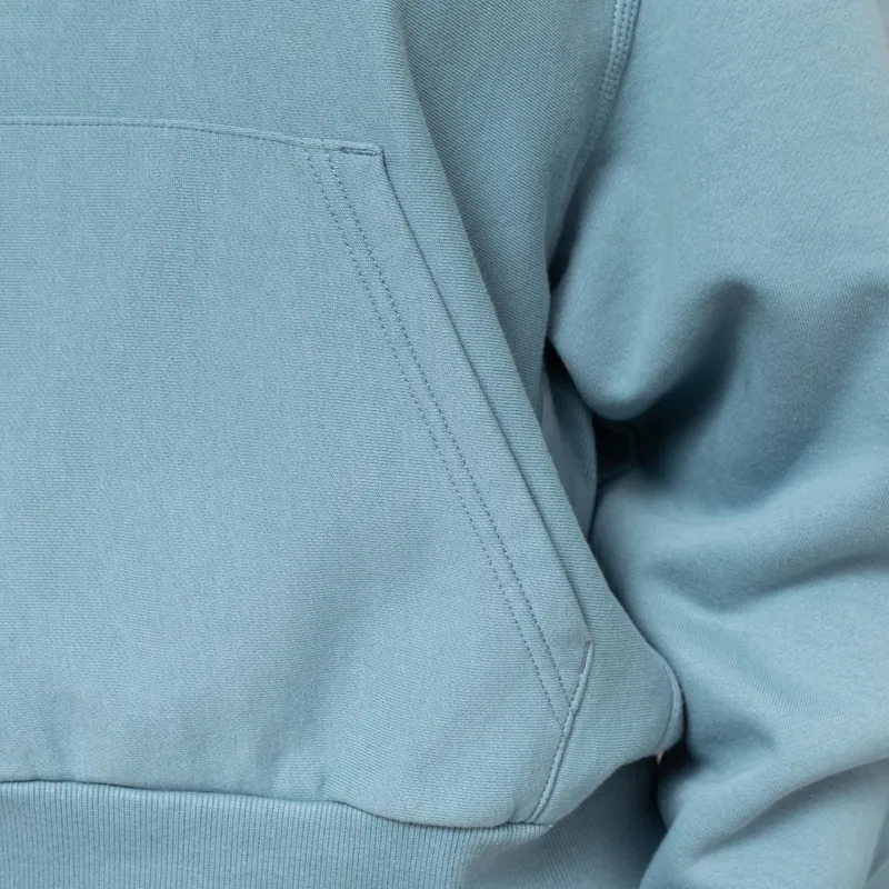 Carhartt WIP Womens Hooded American Script Sweat Citadel-9