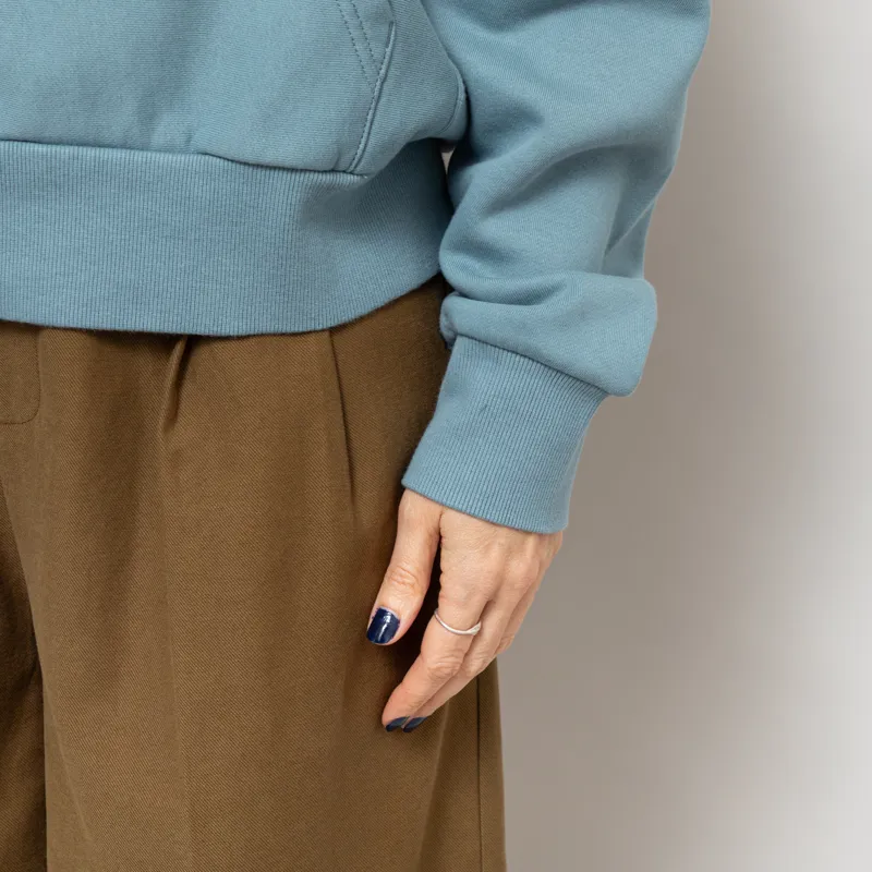 Carhartt WIP Womens Hooded American Script Sweat Citadel-8