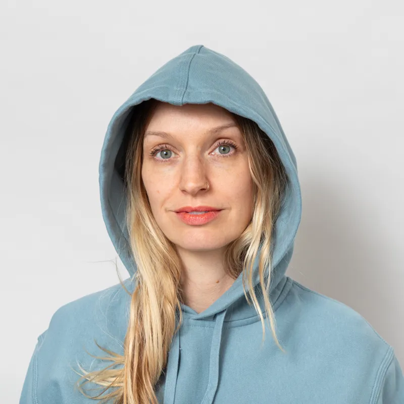 Carhartt WIP Womens Hooded American Script Sweat Citadel-5