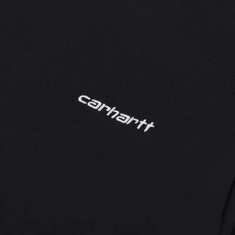 Carhartt WIP Script Embroidery Sweat Black White-4