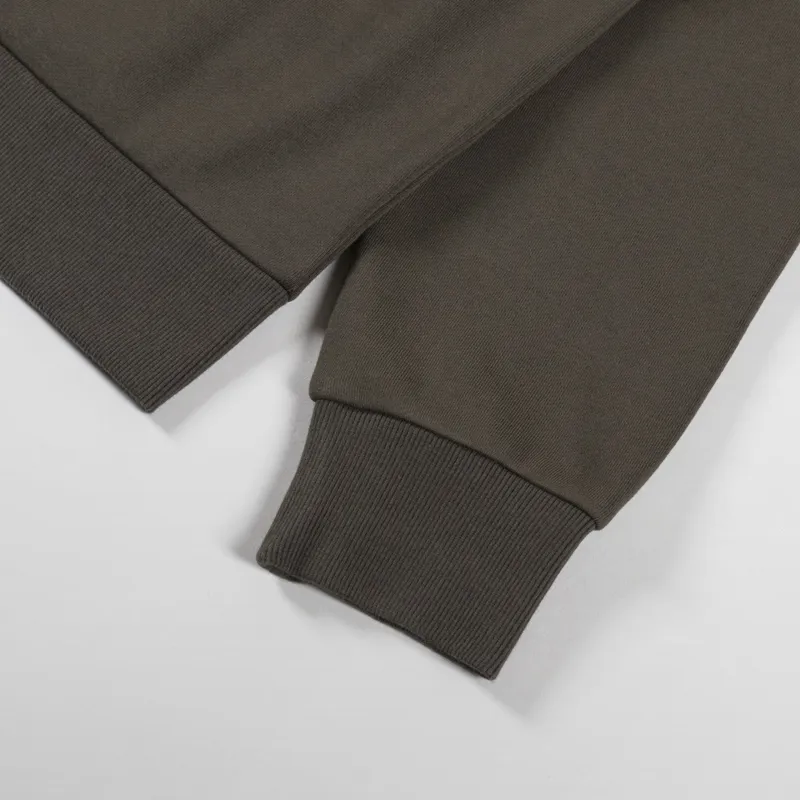 Carhartt WIP Hooded Script Embroidery Sweat Cypress White-6