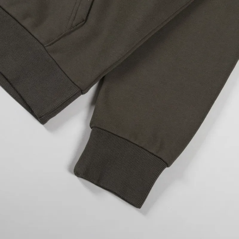 Carhartt WIP Hooded Script Embroidery Sweat Cypress White-7