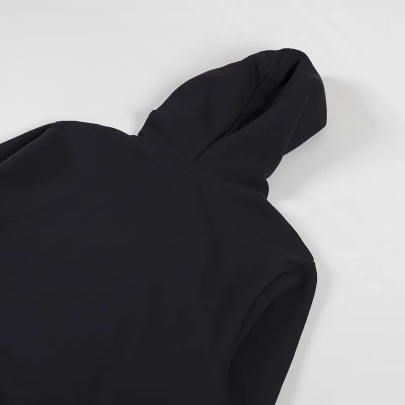 Carhartt WIP Hooded Script Embroidery Sweat Black White-3