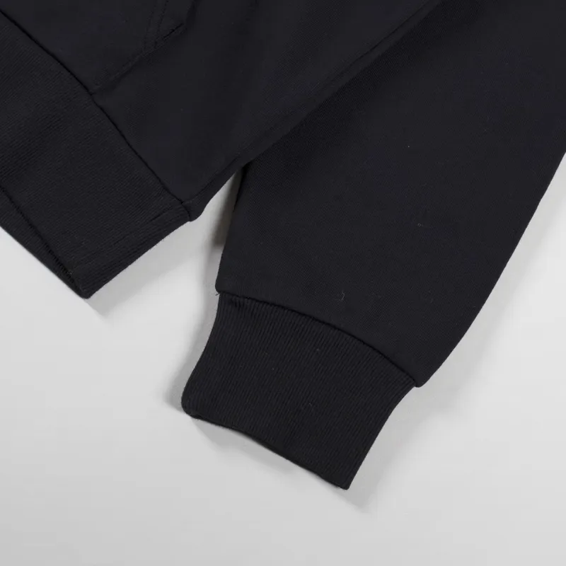 Carhartt WIP Hooded Script Embroidery Sweat Black White-7