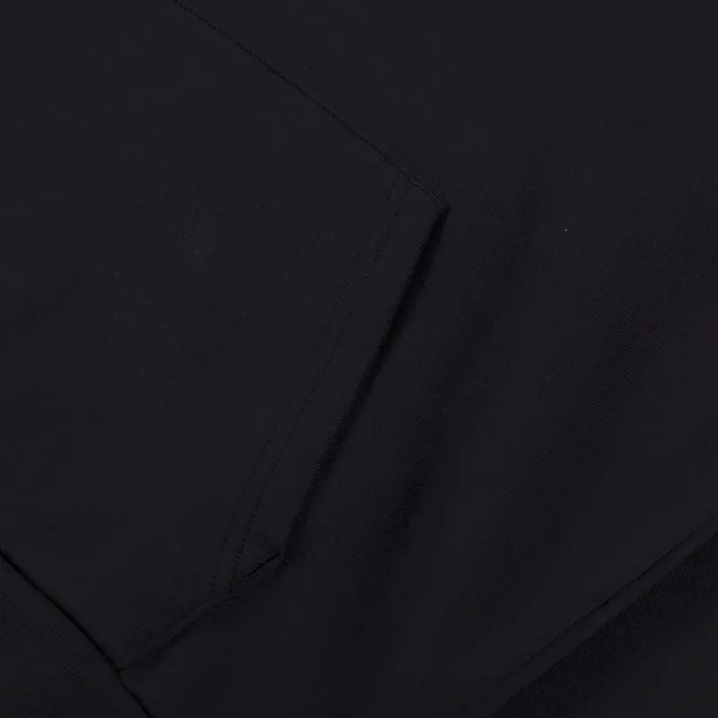 Carhartt WIP Hooded Script Embroidery Sweat Black White-6