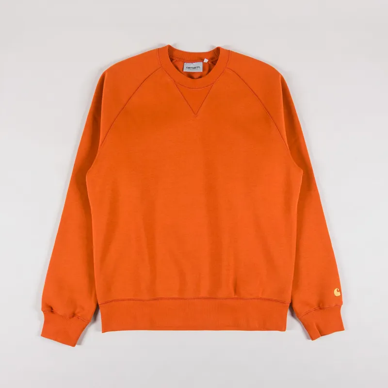 Carhartt WIP Chase Sweatshirt Turmeric Gold