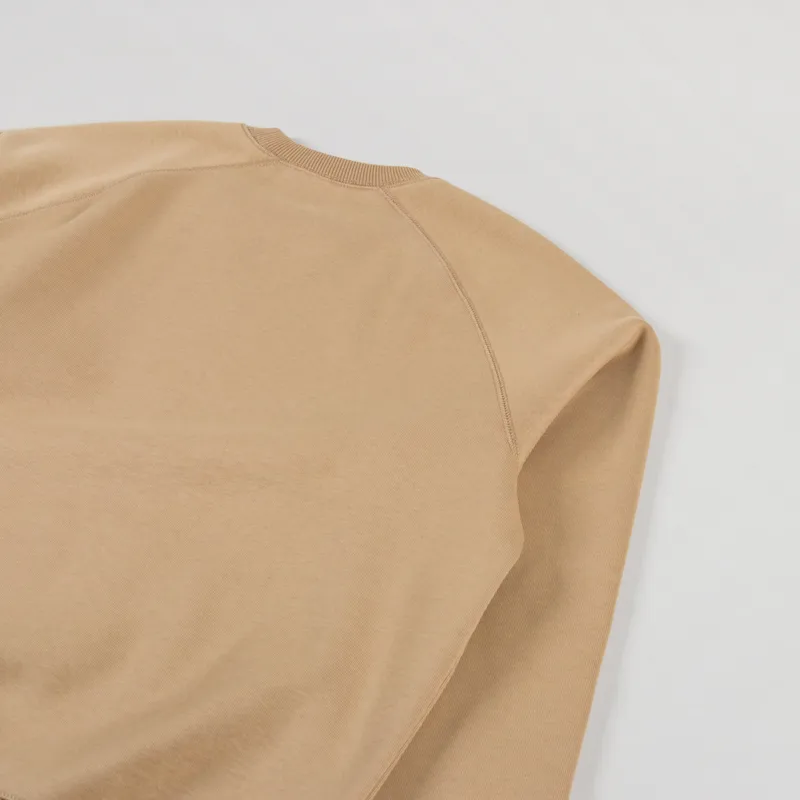 Carhartt WIP Chase Sweatshirt Dusty H Brown Gold-2