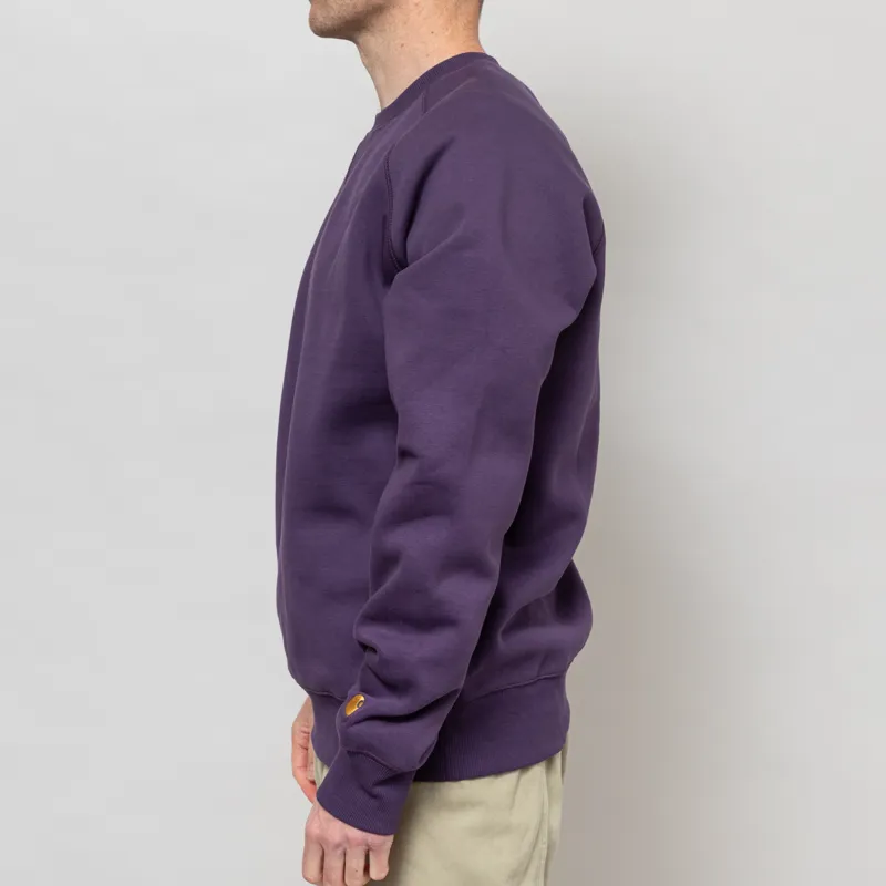 Carhartt WIP Chase Sweatshirt Lokers Gold-2