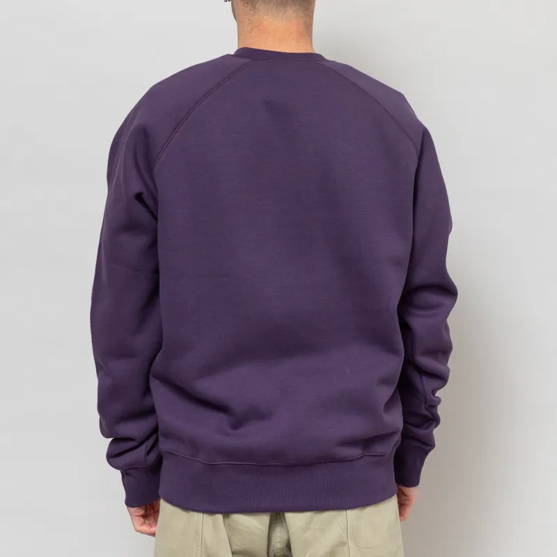 Carhartt WIP Chase Sweatshirt Lokers Gold-3