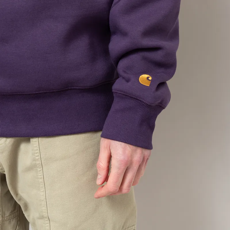 Carhartt WIP Chase Sweatshirt Lokers Gold-6