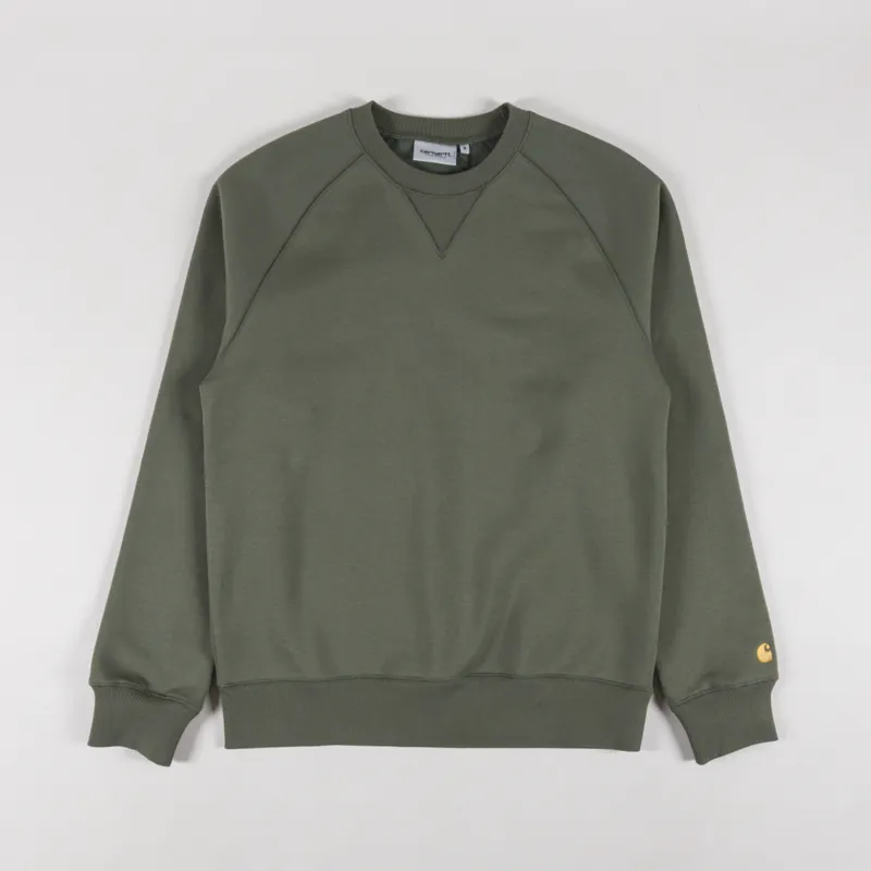 Carhartt WIP Chase Sweatshirt Leaf Gold