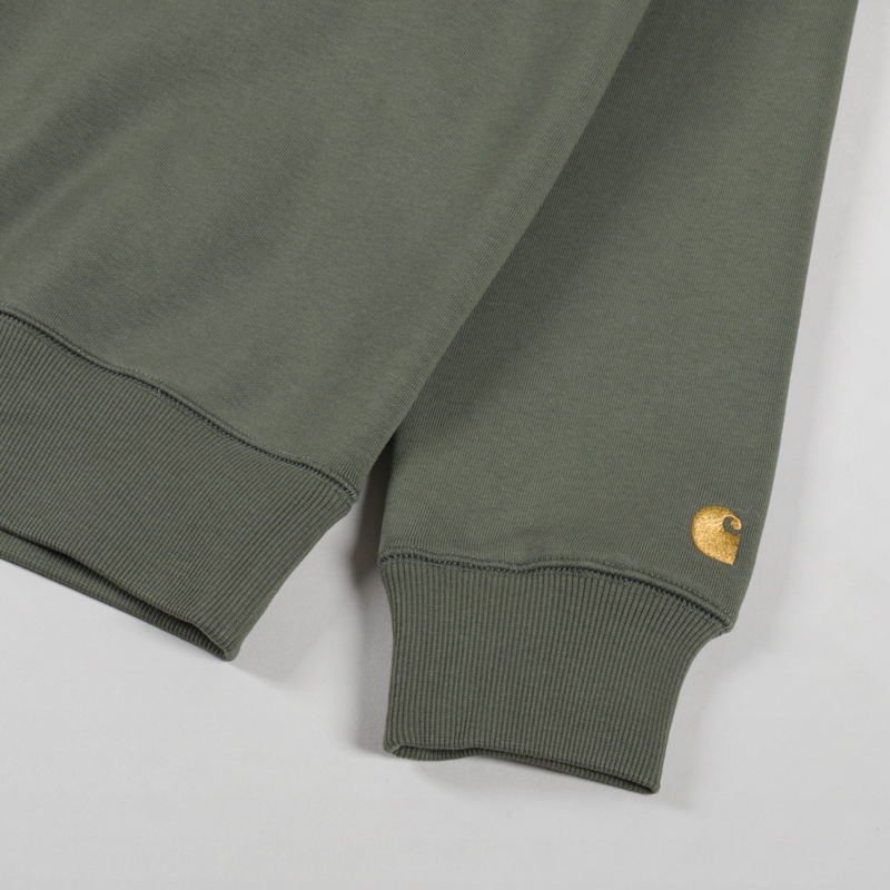 Carhartt WIP Chase Sweatshirt Leaf Gold-5