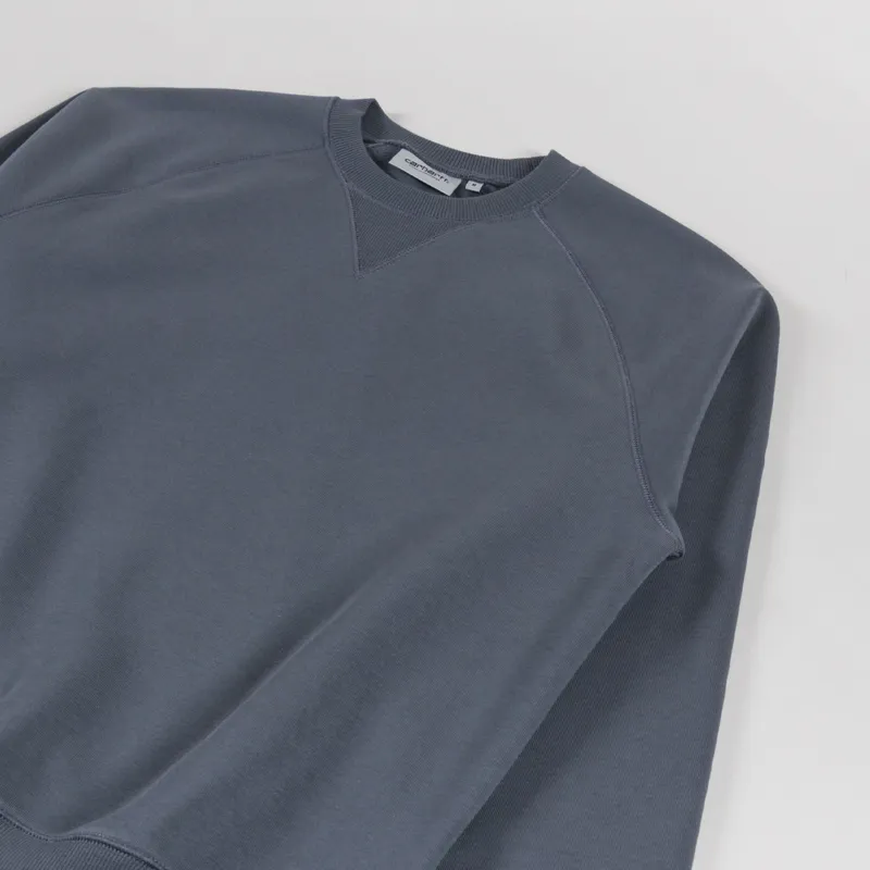 Carhartt WIP Chase Sweatshirt Styx Gold-2