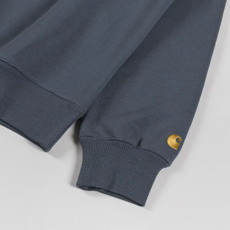 Carhartt WIP Chase Sweatshirt Styx Gold-5