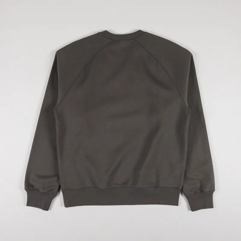Carhartt WIP Chase Sweatshirt Shungite Gold-1