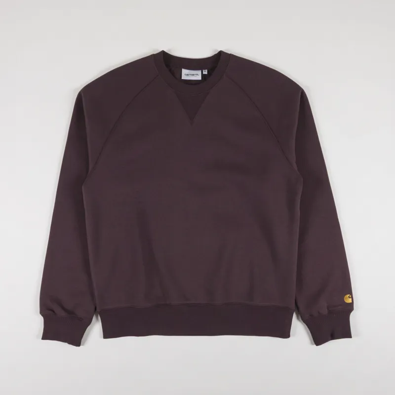 Carhartt WIP Chase Sweatshirt Palisander Gold