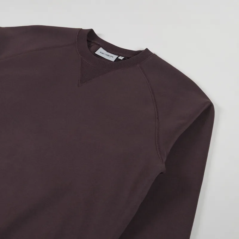 Carhartt WIP Chase Sweatshirt Palisander Gold-2