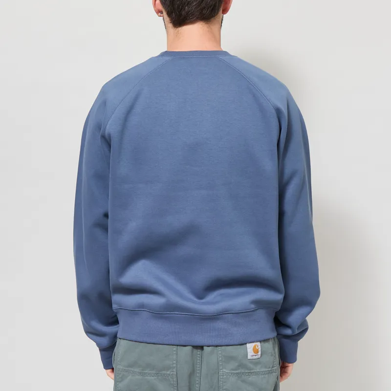 Carhartt WIP Chase Sweatshirt Icesheet Gold-2