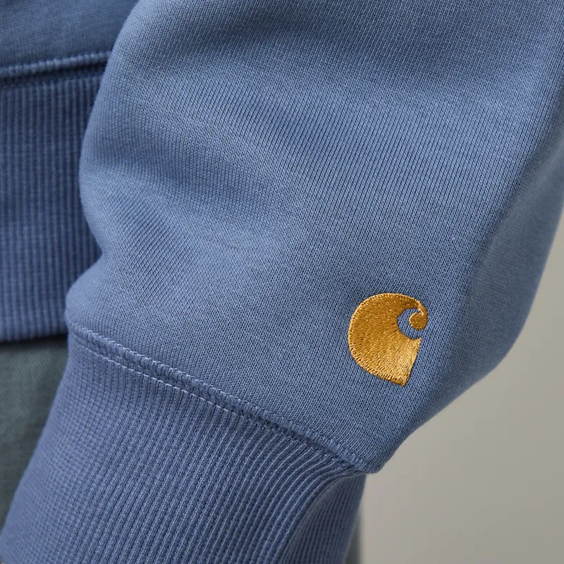 Carhartt WIP Chase Sweatshirt Icesheet Gold-5