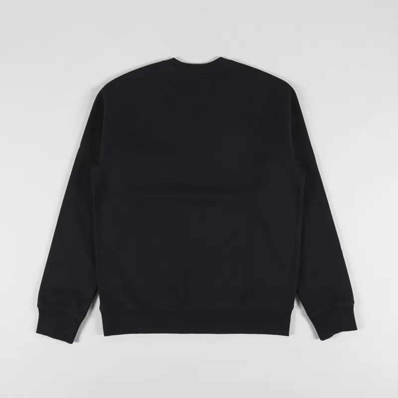 Carhartt WIP Chase Sweatshirt Black Gold-1