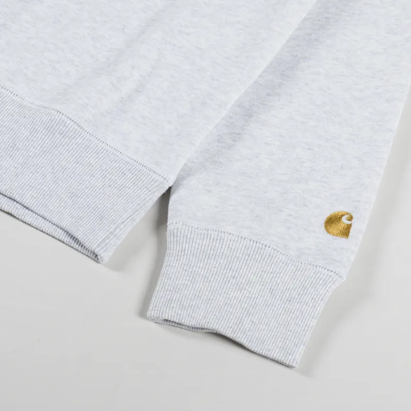 Carhartt WIP Chase Sweatshirt Ash Heather Gold-5