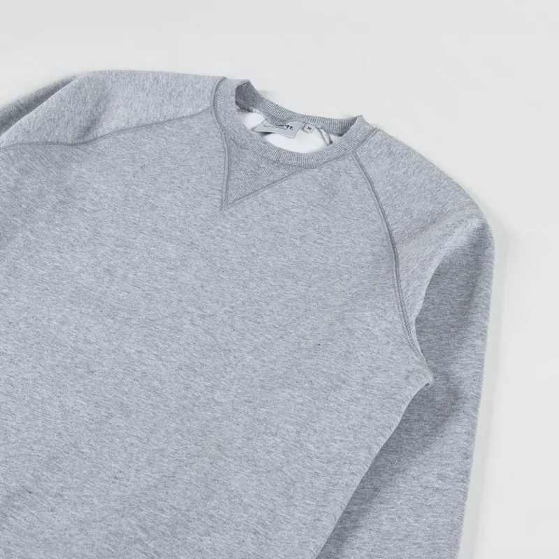 Carhartt WIP Chase Sweatshirt Grey Heather Gold-2