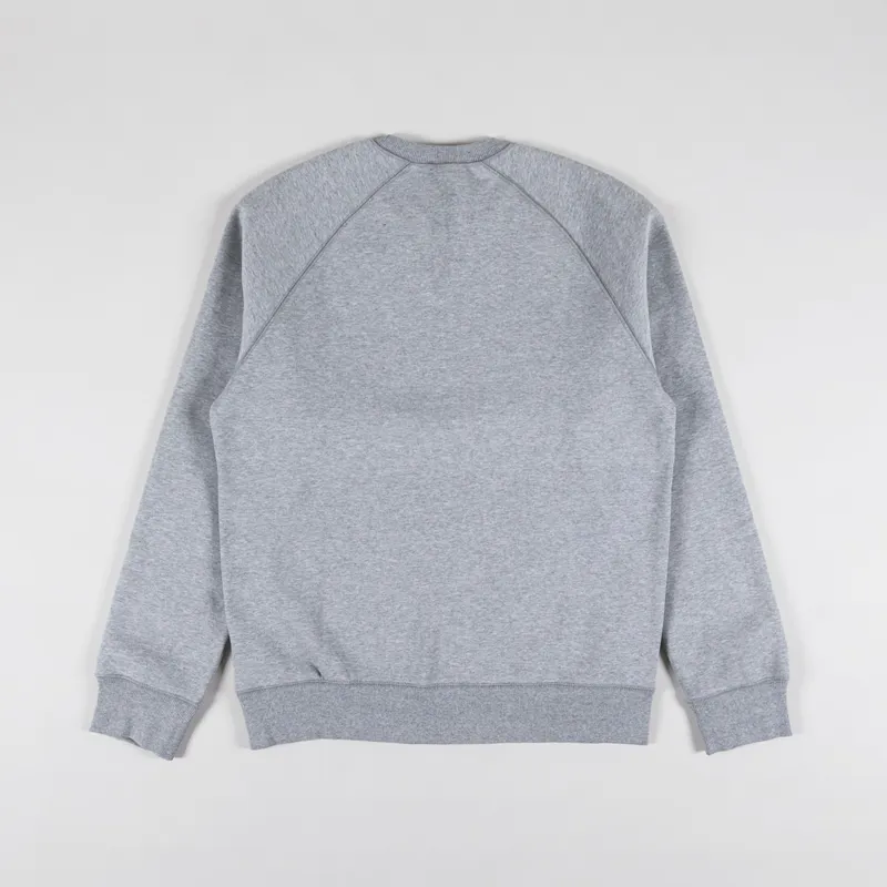 Carhartt WIP Chase Sweatshirt Grey Heather Gold-1
