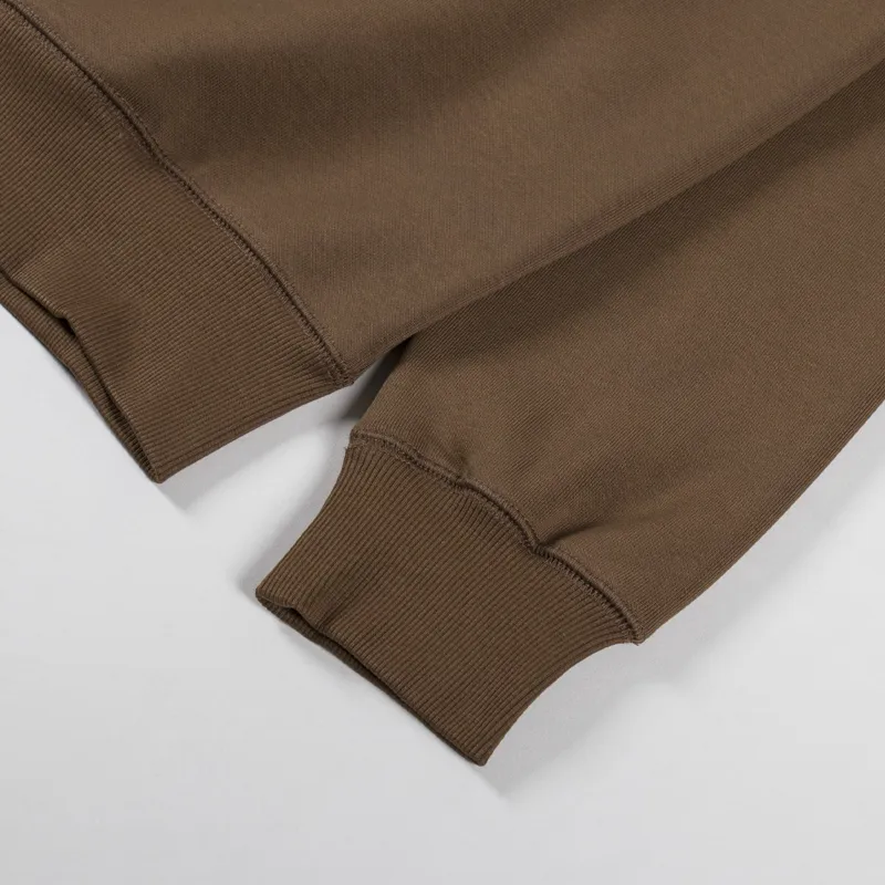 Carhartt WIP Chase Sweatshirt Chocolate Gold-4