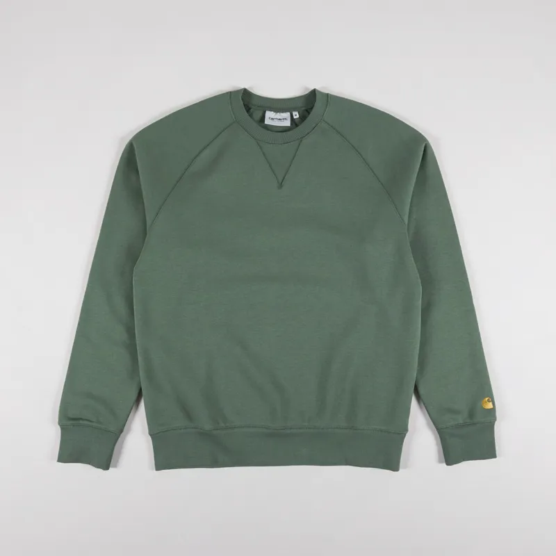 Carhartt WIP Chase Sweatshirt Duck Green Gold