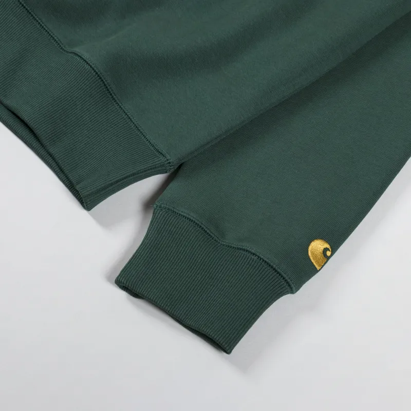 Carhartt WIP Chase Sweatshirt Sycamore Tree Gold-5