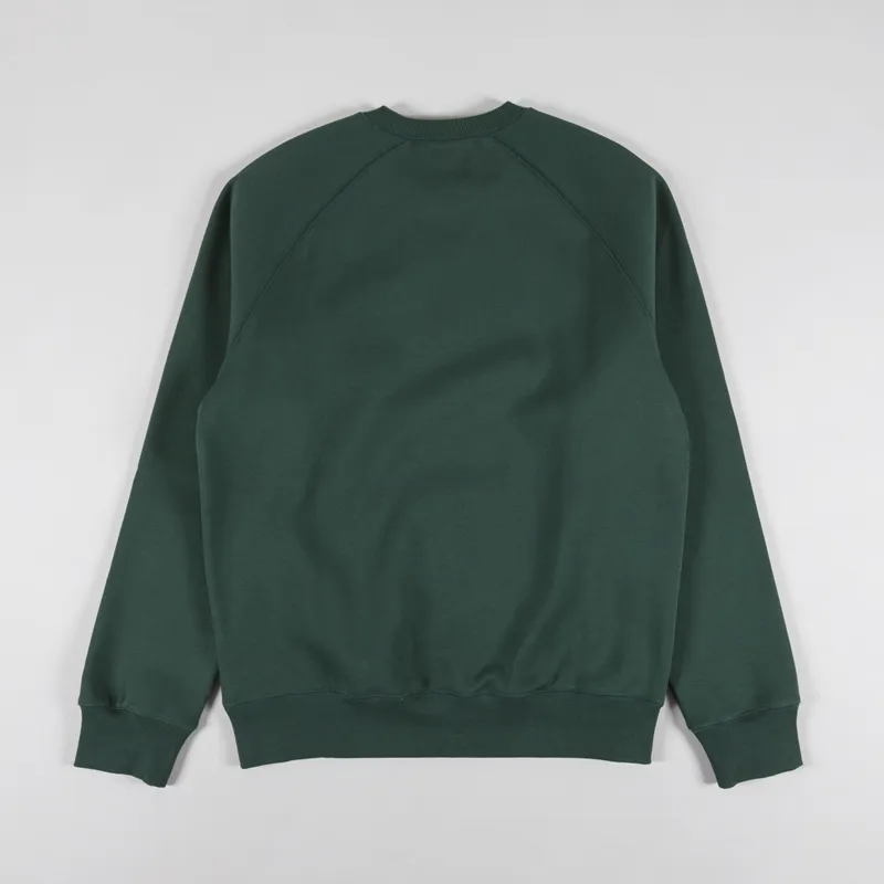 Carhartt WIP Chase Sweatshirt Sycamore Tree Gold-1